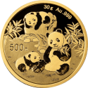Kaufen Sie die 30 Gramm China Panda Goldmünze 2025 bei Goldwechselhaus