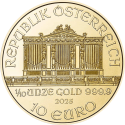 Kaufen Sie den 1/10 oz Gold Philharmoniker 2025 bei Goldwechselhaus