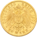 Kaufen Sie die 20 Mark Preußen Goldmünze bei Goldwechselhaus
