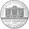 Kaufen Sie den 1 oz Wiener Philharmoniker Silber 2025 bei Goldwechselhaus