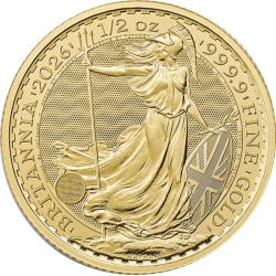 Kaufen Sie die Gold Brittannia 1/2 OZ bei Goldwechselhaus
