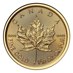 Kaufen Sie die 1/10 oz Maple Leaf Goldmünze 2026 bei Goldwechselhaus