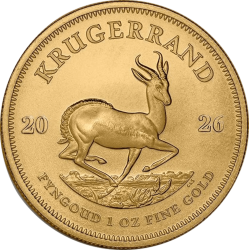 Kaufen Sie den 1 oz Krügerrand Gold 2026 bei Goldwechselhaus
