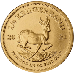Kaufen Sie den 1/4 oz Krügerrand 2026 Gold bei Goldwechselhaus
