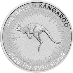 Koop de zilveren Kangaroo 1 oz 2026 bij Goudwisselkantoor