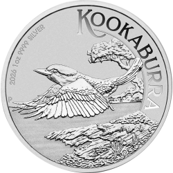 Kaufen Sie den 1 oz Kookaburra Silber 2026 bei Goldwechselhaus
