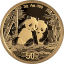 Kaufen Sie die 3 Gramm China Panda Goldmünze bei Goldwechselhaus