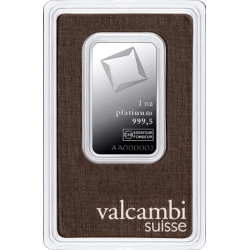 Kaufen Sie einen 1 oz Platinbarren bei Goldwechselhaus