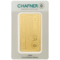 Kaufen Sie einen zertifizierten 100-Gramm-Goldbarren von C. Hafner bei Goldwechselhaus