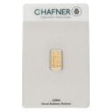 Kaufen Sie einen zertifizierten 2-Gramm-Goldbarren von C. Hafner bei Goldwechselhaus